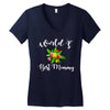 world's best mommy Women's V-Neck T-Shirt