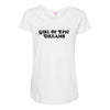 Girl Of Epic Dreams Maternity Scoop Neck T-shirt