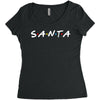 santa of the friends parody Women's Triblend Scoop T-shirt