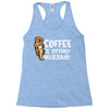 otter coffee Racerback Tank
