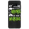 my broom broke! so now i nurse Samsung Galaxy S8