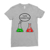 you're overreacting Ladies Fitted T-Shirt