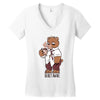 bearly awake Women's V-Neck T-Shirt