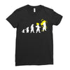 goku evolution Ladies Fitted T-Shirt