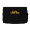 of course i talk to myself, i need expert advice Laptop sleeve