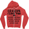 I Love You Grandpa Zipper Hoodie