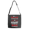 There's This Boy Who Stole My Heart He Calls Me Wife Adjustable Strap Totes