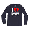 i love black people Long Sleeve Shirts