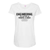engineering it's as easy as riding a bike Maternity Scoop Neck T-shirt