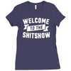 welcome to the shitshow Ladies Fitted T-Shirt