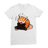 red fox 5 Ladies Fitted T-Shirt