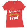 queens are born in 1960 Ladies Fitted T-Shirt