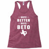 vote beto Racerback Tank