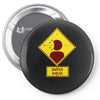 head shot Pin-back button