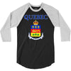 quebec coat of arms canada 3/4 Sleeve Shirt
