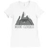 Nerd Mount Cleverest Ladies Fitted T-Shirt