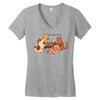 settler cats Women's V-Neck T-Shirt