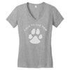 paw pun for pet lovers Women's V-Neck T-Shirt