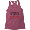 beautiful daughter Racerback Tank