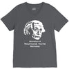 without a moustache einstein proud hirsute mustachioed grooming V-Neck Tee