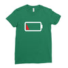 Dead Battery Ladies Fitted T-Shirt