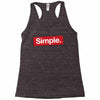 simple red Racerback Tank