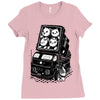rocket cats Ladies Fitted T-Shirt