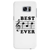 Best Dad Ever Funny Music Note Samsung Galaxy S7 Edge