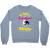 my pitbull is a sweetheart Crewneck Sweatshirt