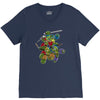 mega turtles V-Neck Tee