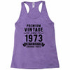 Premium Vintage Since 1973 Limited Edition Original Parts Racerback Tank
