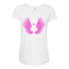 i wear pink for my mom Maternity Scoop Neck T-shirt
