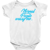normal people wassy me Baby Onesie