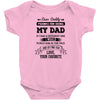 Dear Daddy, Love, Your Favorite Baby Onesie