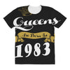queens are born in 1983 All Over Women's T-shirt