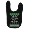 merry christmas ugly christmas sweater Baby Bibs