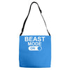 beast mode on Adjustable Strap Totes