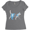 idgaf Women's Triblend Scoop T-shirt