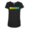 bazinga periodic table funny funny birthday present gift Maternity Scoop Neck T-shirt