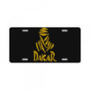 uomo dakar stampa oro moto deserto parigi africa sport License Plate
