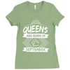 Queens Are Born In September Ladies Fitted T-Shirt