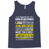 Legends Are Born In December Tank Top
