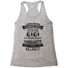 Super Cool Gigi Of A Freaking Awesome Granddaughter Racerback Tank