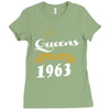 queens are born in 1963 Ladies Fitted T-Shirt