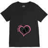 Custom baby girl name maternity design V-Neck Tee