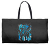 blue vectorfunk Weekender Totes