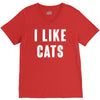 i like cats V-Neck Tee