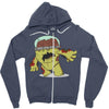 zombie monster2 Zipper Hoodie