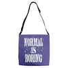 normal is boring tie dye Adjustable Strap Totes