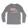 limited edition gun control Long Sleeve Shirts